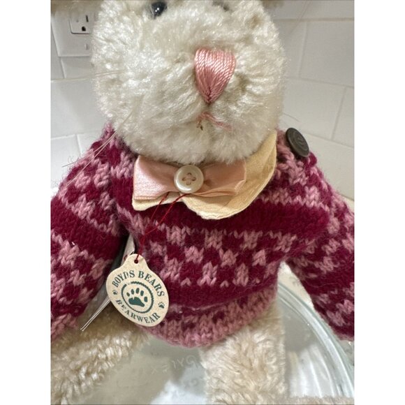 Boyd's Bears Plush ARCHER 11” Easter Bunny Sweater retired collectors - Picture 3 of 15